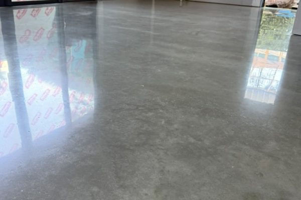 Polished concrete flooring with a smooth Adelaide